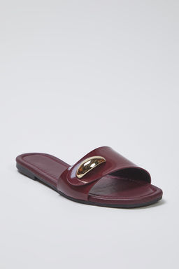 Trendyolmilla Shoes Siyah Metal Suslemeli Kad?n S?k Terlik TAKSS25TE00041  фото 13