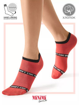 (Minimi) Mini Sport Chic 4300 нос.жен. (ЧЗ) с полоской terracotta