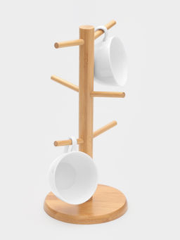 Дежатель для кружек BellaTenero Bamboo, 14.5×32 см, бамбук