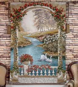 Река любви-гобеленовое панно