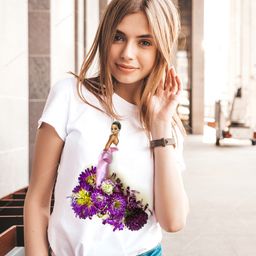 Эксклюзивная футболка Yana Pletneva упаковка плотный Zip пакет!