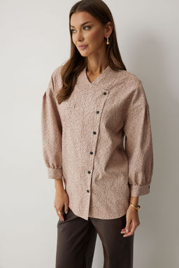 Блуза LYUSHe 4217 бежевый фото 5