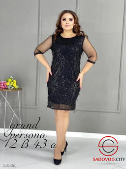 Платье женское с пайетками - Bruno фото 4