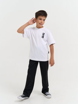 Брюки прямые для мальчика Черные 7+ - Bungly фото 6