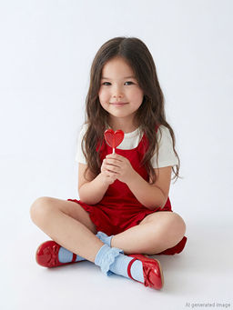 K?z ?ocuk ?ortlu Salopet ve Ti??rt