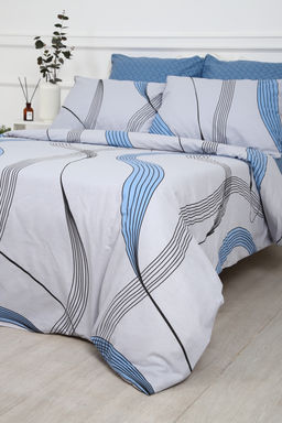 Простыня на резинке поплин Джаз-компаньон