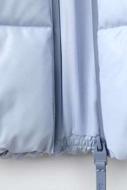 CAZADORA ACOLCHADA BRILLO WATER REPELLENT / Azul pastel - Zara фото 6