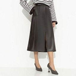 Юбка с разрезом, Откровенно шикарная (коричневый) - Charutti фото 9