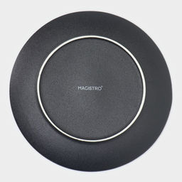 Набор тарелок фарфоровых десертных Magistro Lofty, 6 предметов: d=20 см, цвет чёрный