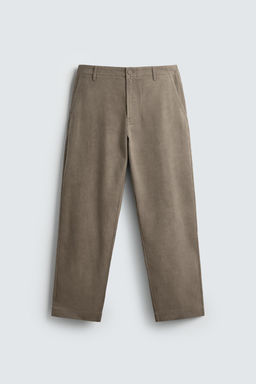 WASHED CHINO TROUSERS - Zara фото 7