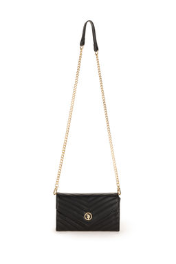 Женская черная сумка через плечо с ремешком-цепочкой Неожиданная скидка в корзине - U.s. polo assn фото 6