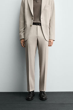 SLIM FIT SUIT TROUSERS - Zara фото 2
