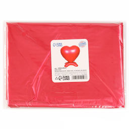 Воздушный шар фольгированный 65 Сердце гигант, на подставке, красный - Страна карнавалия фото 3