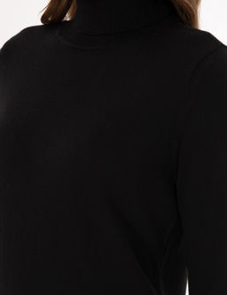 Siyah Slim Fit Basic Kazak - Pierre cardin фото 7