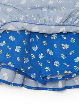 Beli Lastikli ?i?ekli K?z Bebek Etek