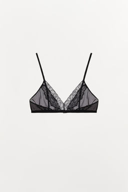 LACE MESH BRALETTE - Zara фото 6