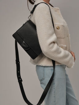 Сумка через плечо Deboro 30574 черная