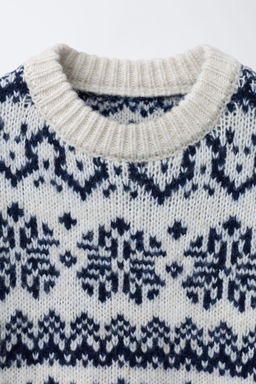 PRINTED WOOL JUMPER - Zara фото 3