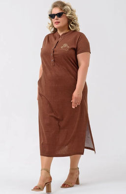 Платье  Лён Хлопок 100% - Оптима фото 11