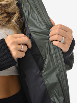 Зимняя куртка с вязанной отделкой - А+б коллекция фото 12