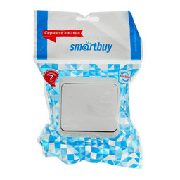 Цена за 2 шт. Выключатель Smartbuy «Юпитер», 10 А, 1 клавиша, наружный, белый