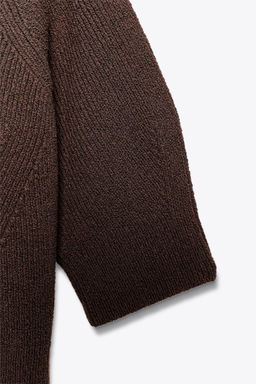 RIB KNIT SWEATER - Zara фото 12