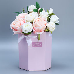 Переноска складная шестигранник Самой прекрасной, 17 14,8 19,5 см