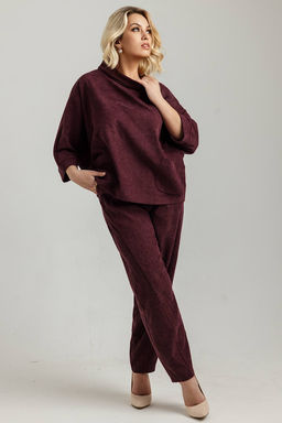 Брюки женские 207/06/Брусничный