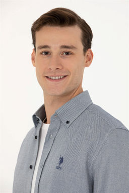 Мужская рубашка Saks с длинным рукавом - U.s. polo assn фото 2