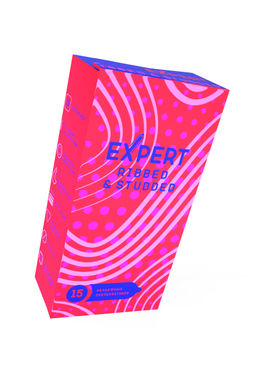 Презервативы EXPERT Ribbed-Studded, ребристо-точечный, 15 шт