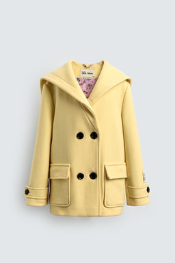MARINE COLLAR COAT HARRY LAMBERT FOR ZARA X DISNEY