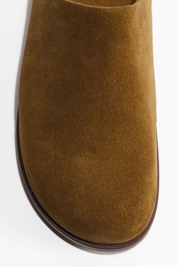 Mules de ante con plantilla preformada - H&m фото 6