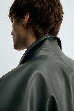 FAUX LEATHER JACKET WITH POCKETS - Zara фото 6