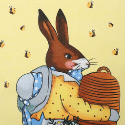 Набор кухонных полотенец «Доляна» Bee and bunny, 2 шт., 28×46 см, 100% хлопок, рогожка 160 г/м²