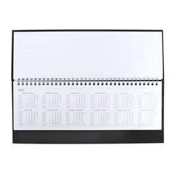 Планинг на гребне недатированный 100х300 мм, 56 листов, БУМВИНИЛ, черный - Calligrata фото 4