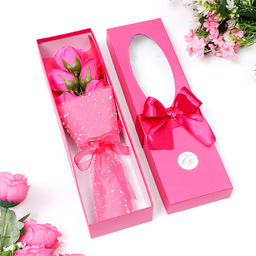 Букет мыльных роз, фуксия - SB BEAUTY фото 4