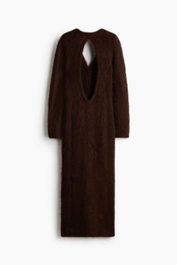 Vestido en mezcla de mohair con espalda cut-out - H&m фото 7
