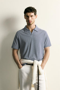 POLO FLUIDO REGULAR FIT RAYAS / rayas - Zara фото 2