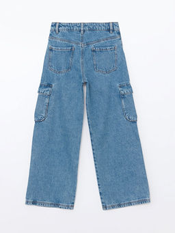 Wideleg K?z ?ocuk Jean Pantolon