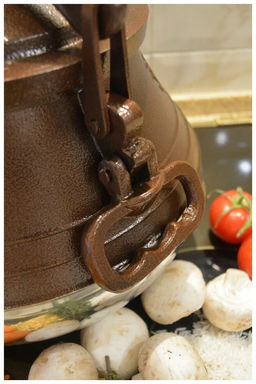 Казан (скороварка) 15,0 л Афганский, с ручками, двухцветный (Н104)