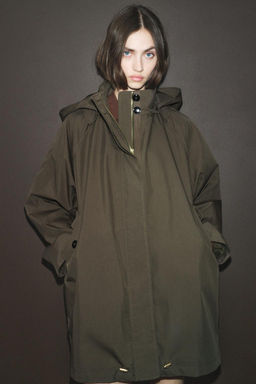 WATER-REPELLENT HOODED TRENCH COAT ZW COLLECTION - Zara фото 2