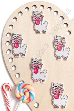 Кабошон-вырубка "Альпака" 2,5*3,5 см (10 шт) SF-5951