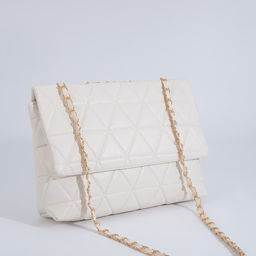 Сумка-мессенджер на магните, цвет белый - Simaland фото 4