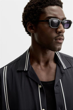 STRIPED STRETCH SHIRT - Zara фото 6