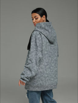 Яхонт худи женское (серый варенка) - Lovetex фото 14