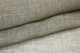 Лен декоративный Сетка цв.натуральный, ш.1.45м, лен-100%, 120гр/м.кв - Купава фото 2