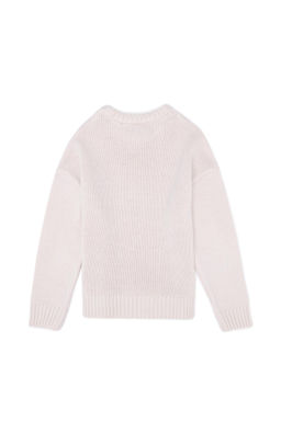 U. S. Polo Assn Кремовый свитер с круглым вырезом для девочек - U.s. polo assn фото 7