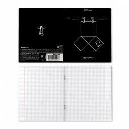 Цена за 5 шт. Тетрадь общая ученическая ErichKrause Зри в корень, Геометрия, 48 листов, клетка, дизайнерский картон на обложку, трафаретная печать  фото 2