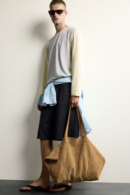 CAMISETA RELAXED FIT COLOR BLOCK / Multicolor - Zara фото 6