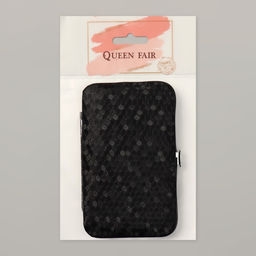 Набор маникюрный, 7 предметов, в футляре, цвет чёрный - Queen fair фото 7